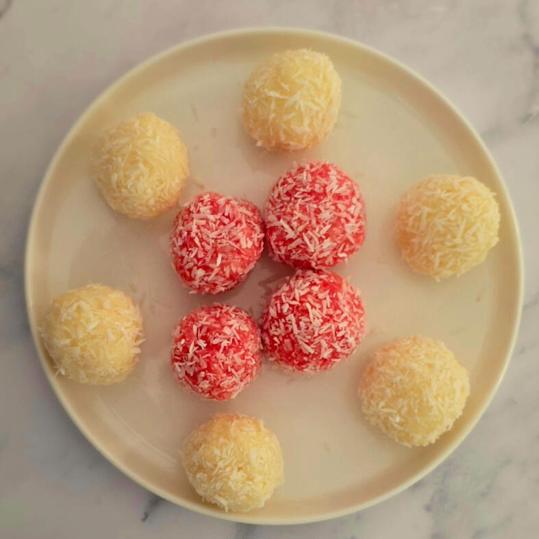 Coconut Fudge Balls